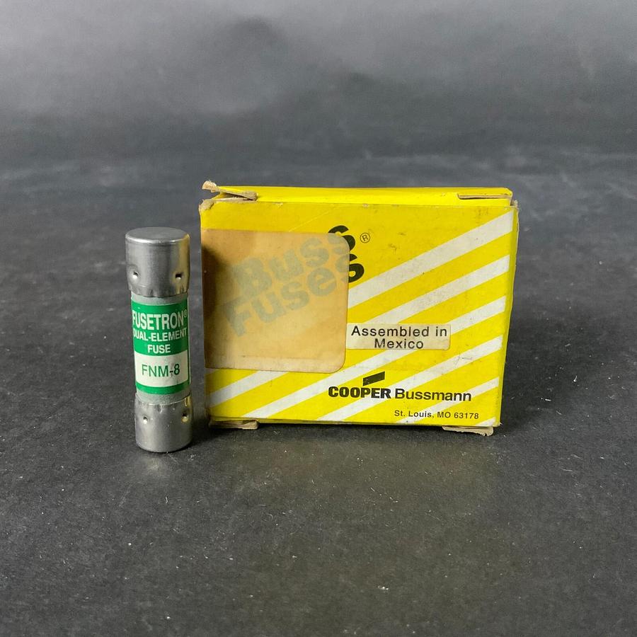 Used BUSSMANN FNM 8 TIME DELAY FUSE - BOX OF 10 ($40 OBO)