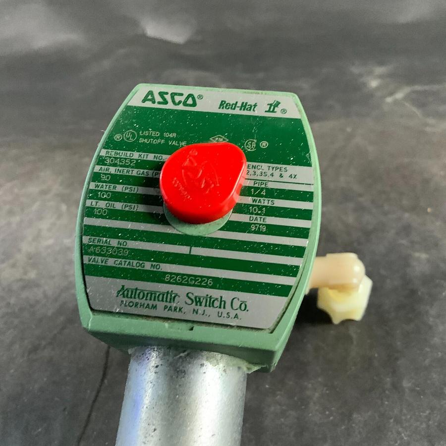 Used ASCO RED-HAT 8262G22G VALVE ($80 OBO)