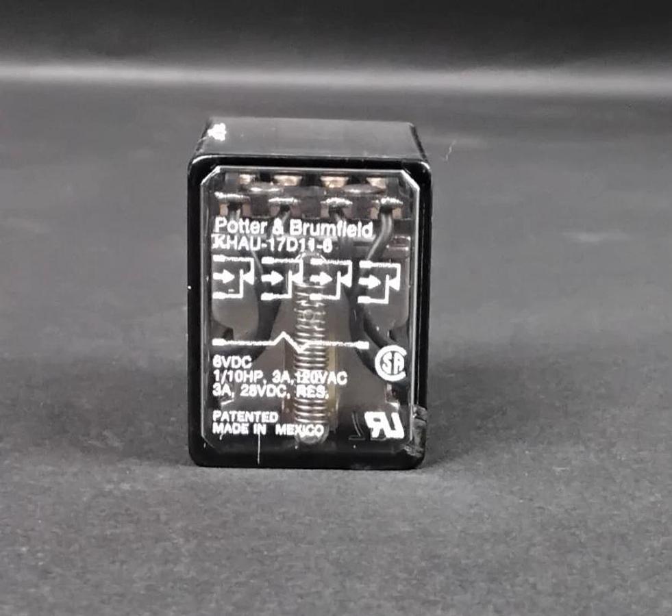 Used POTTER & BRUMFIELD KJAU-17D11-6 RELAY($10 OBO)