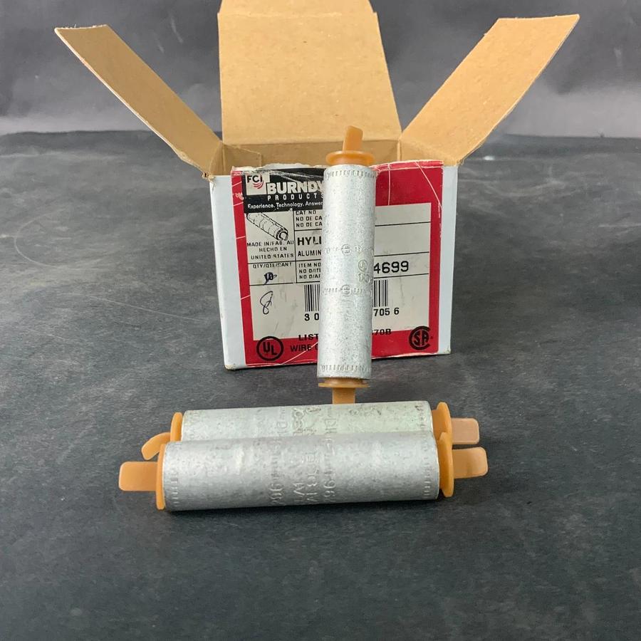 BURNDY YS25A1 HYLINK ALUMINUM BUTT SPLICE - QTY 8 ($45 OBO)