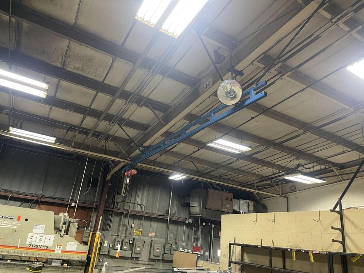 Used Mono-Rail Crane, Gorbel, 1/4 Ton, 20ft ($1,500 OBO!) (Ready to Ship!)