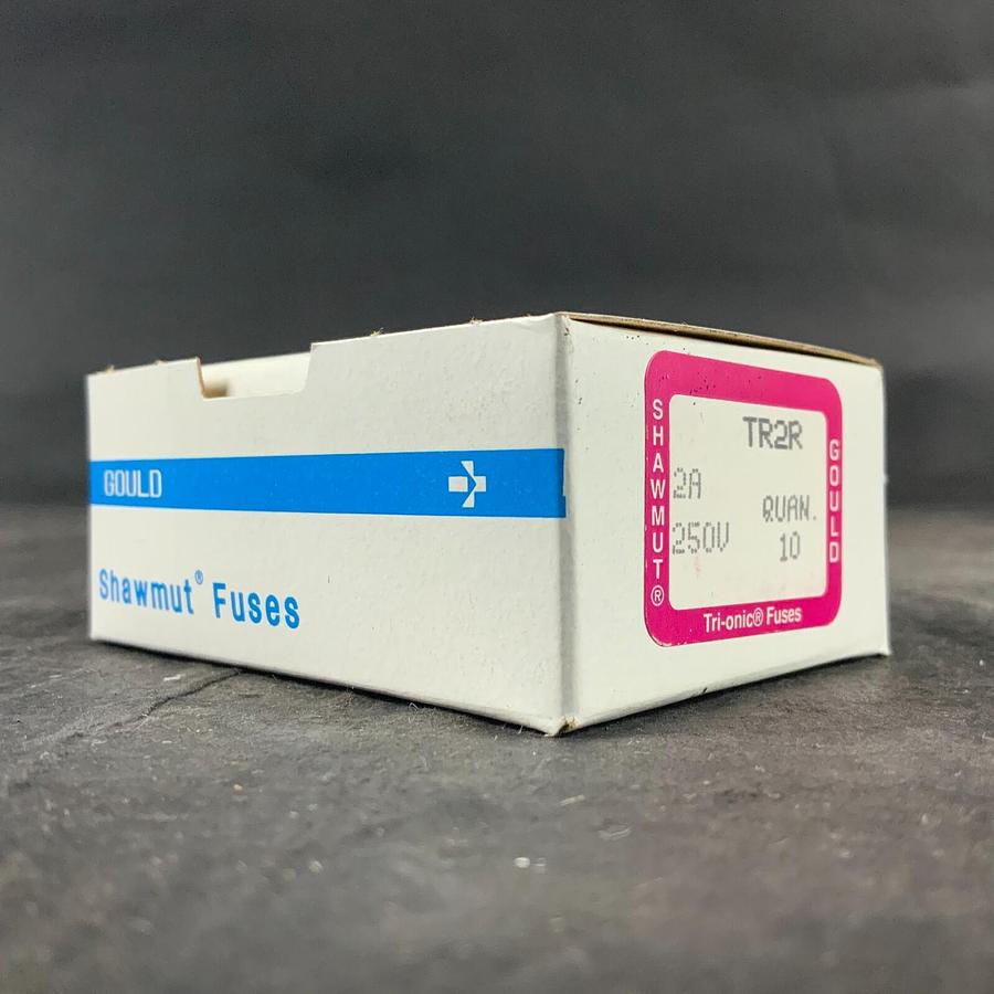 Ferraz Shawmut TR2R 2A 250V Class RK5 Time Delay Fuse Tri-Onic 2" - Box of 10