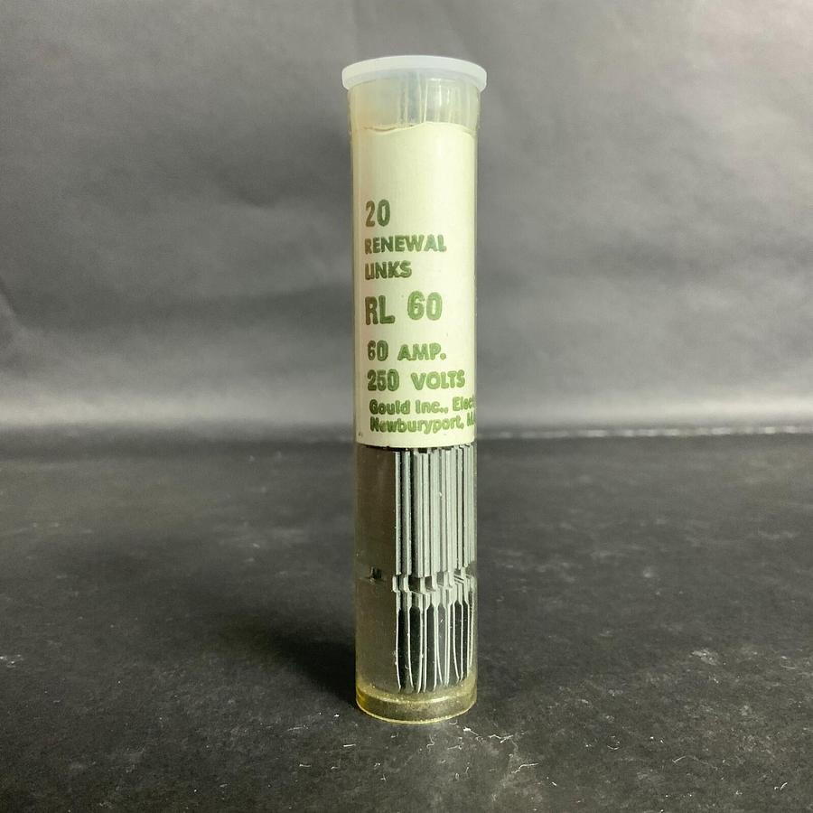 Used FERRAZ SHAWMUT RL60 RENEWAL FUSE LINKS - SET OF 20 ($16 OBO)