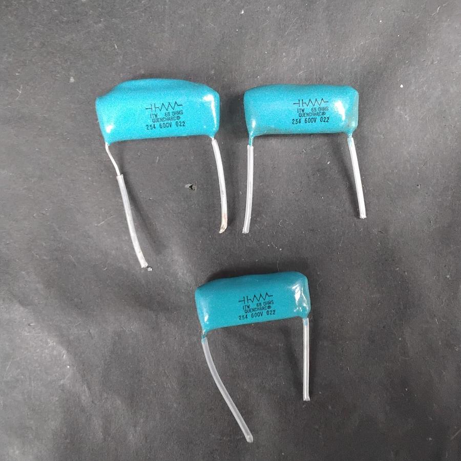 Used QUENCHARC 68 OHMS RESISTORS ($2/EACH OBO)