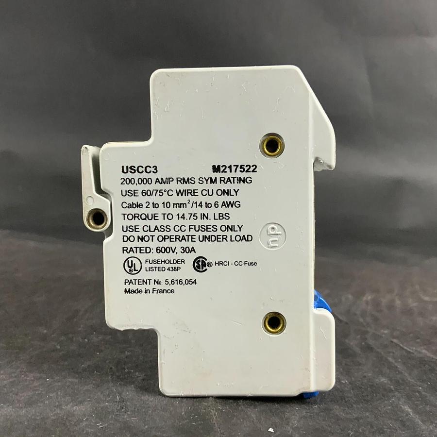 Used FERRAZ SHAWMUT ULTRASAFE M217522 FUSE HOLDER ($30 OBO)