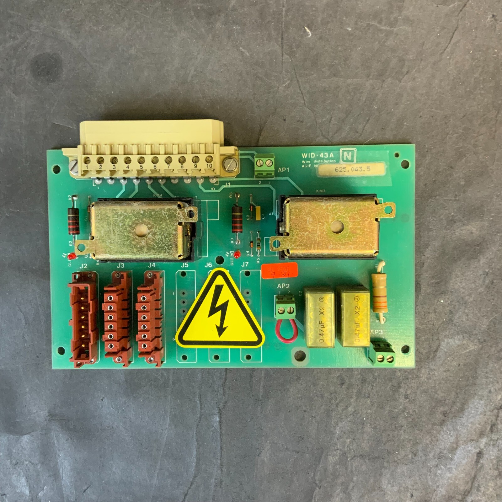Used AGIE 625.043.5 645714.7 WID-43A WIRE DISTRIBUTION BOARD ($500 OBO)