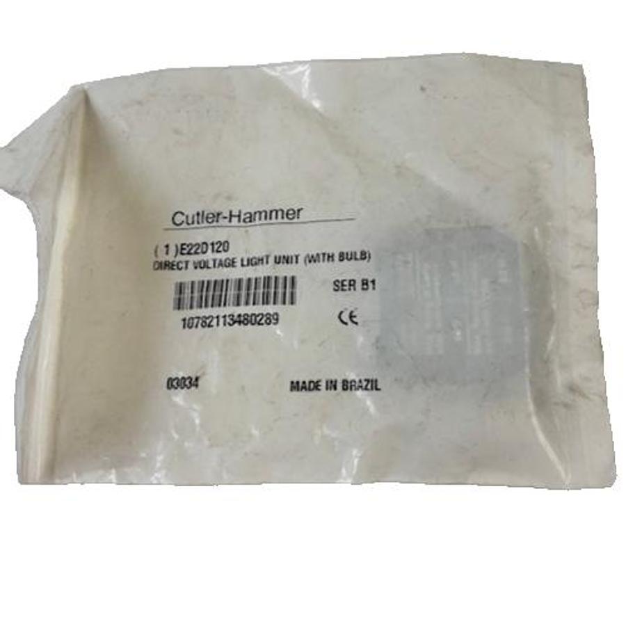 Used CUTLER-HAMMER SER. B1 E22D120 PILOT LIGHT