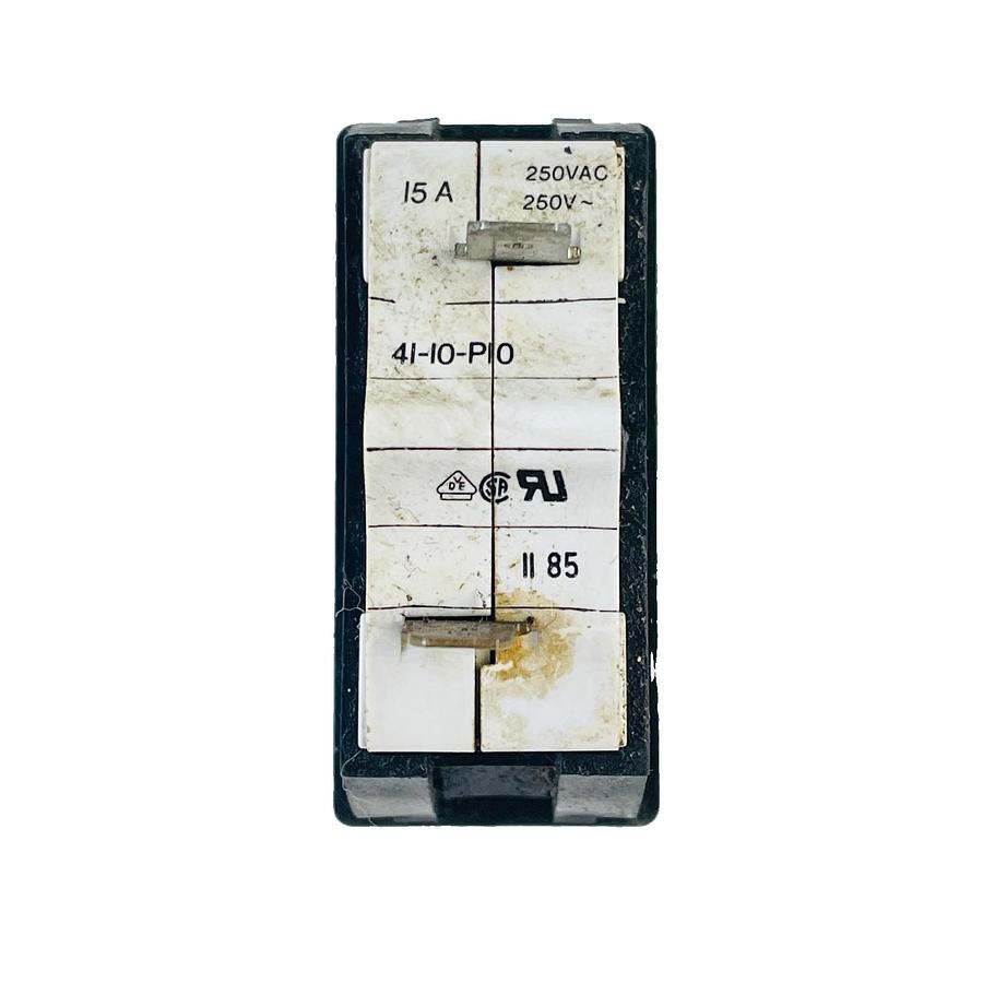 Used E-T-A 3140-P10-F30-WS02K THERMAL CIRCUIT BREAKER 15A 250VAC WHITE ROCKER SWITCH