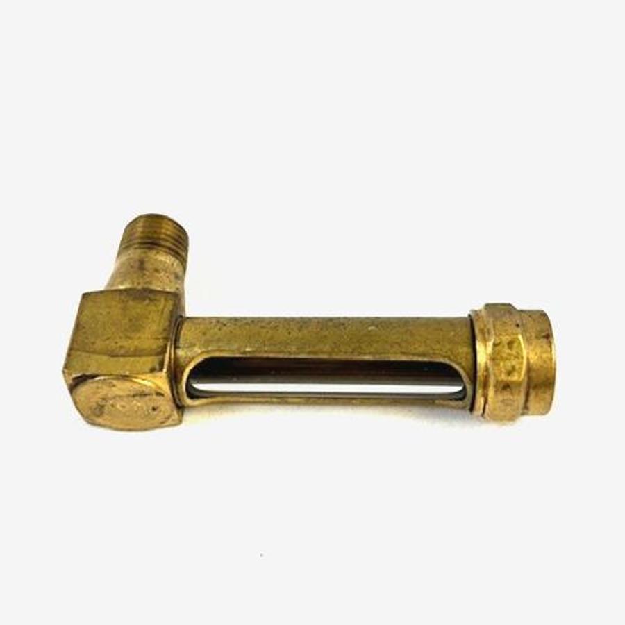 Used BRASS OIL LIQUID LEVEL INDICATOR