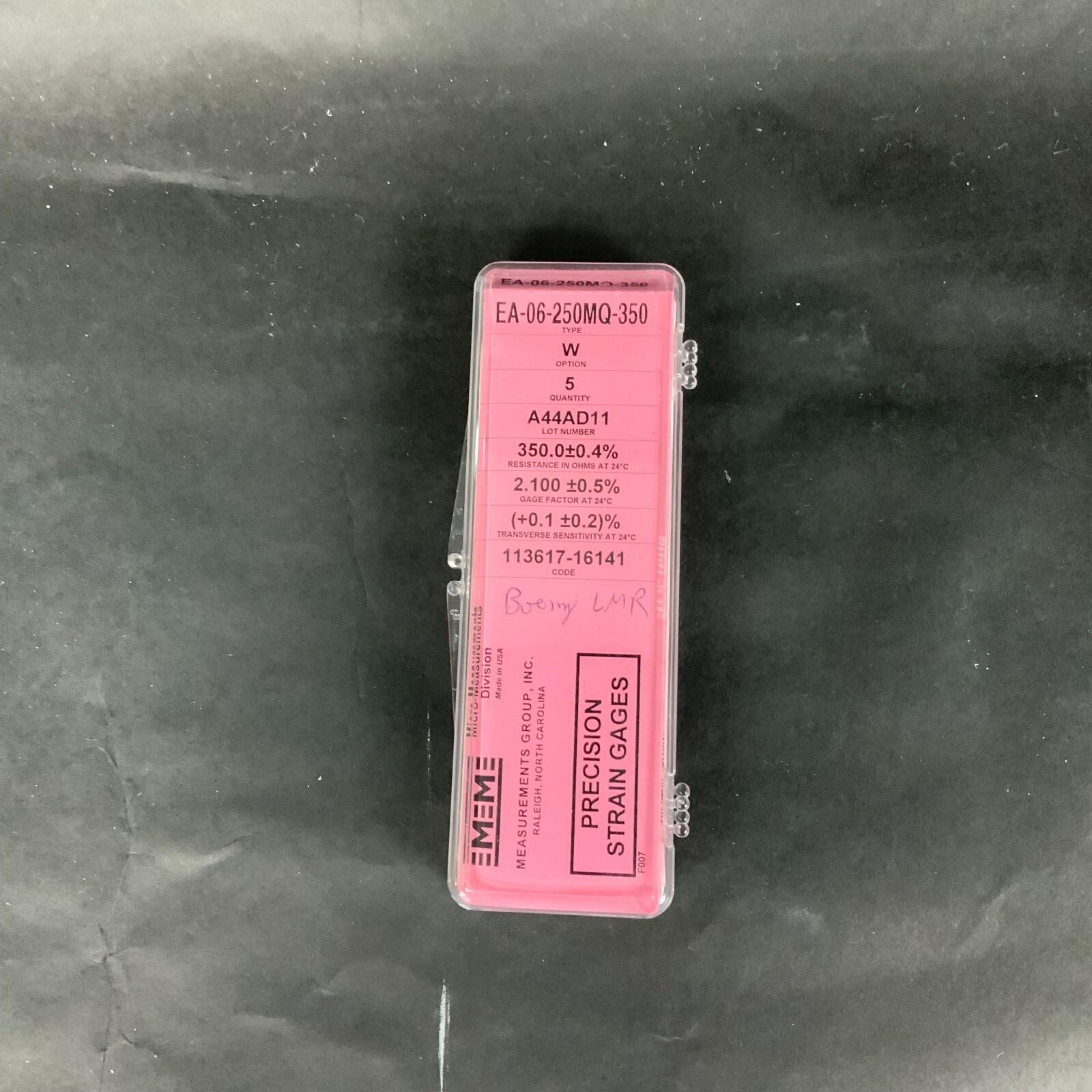 Used MICRO-MEASUREMENTS EA-06-250MQ-350 PRECISION STRAIN GAUGE - LOT OF 3 ($15 OBO)
