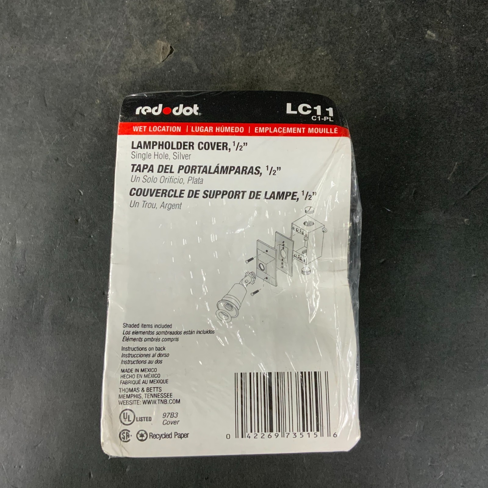 RED DOT LC11 1/2” LAMPHOLDER COVER ($6 OBO)