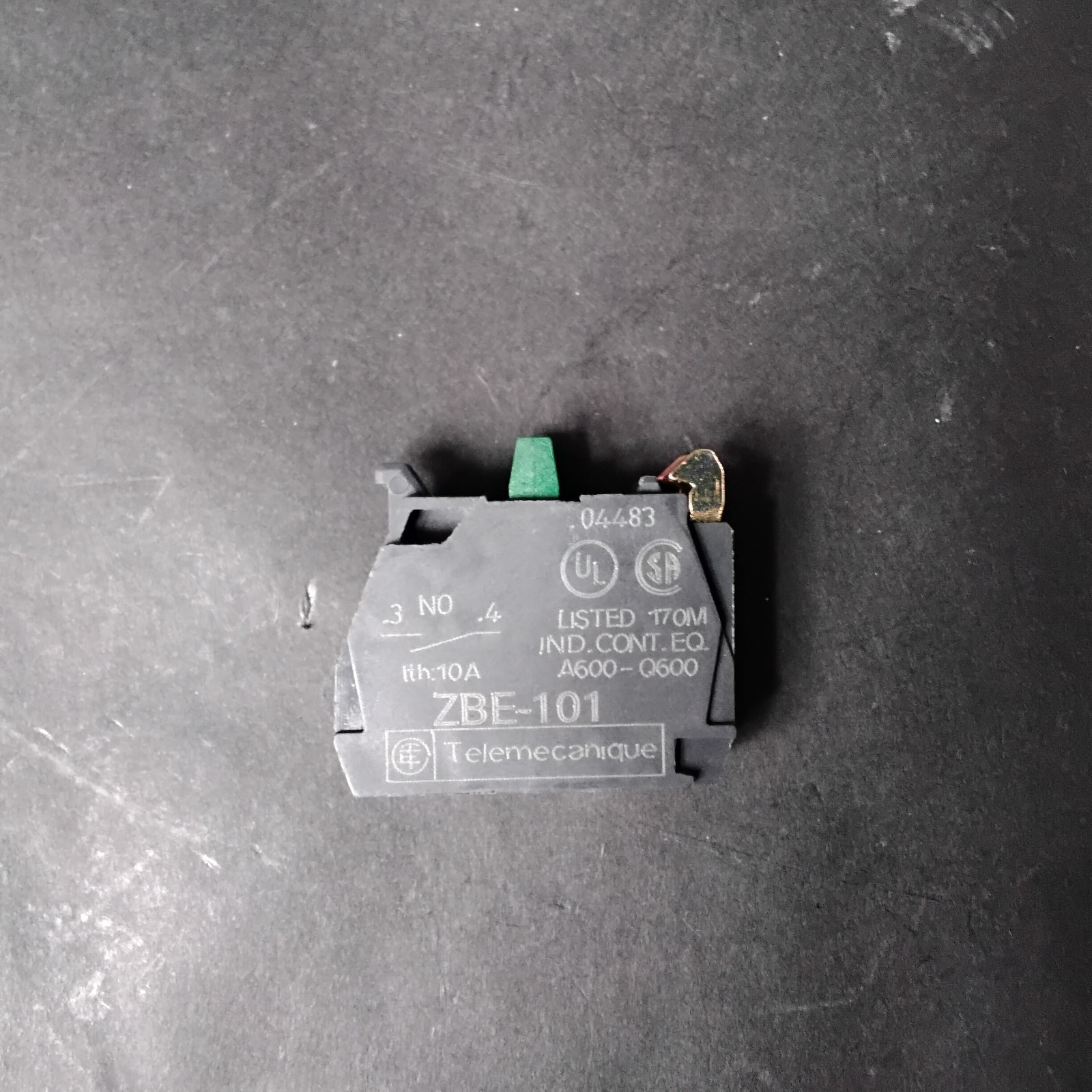Used SCHNEIDER ELECTRIC HARMONY XB ZBE-101 CONTACT BLOCK ($6 OBO)
