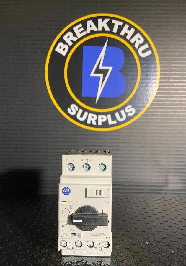 Used ALLEN BRADLEY 140M-D8N-C10 ($24.99/EACH OBO)