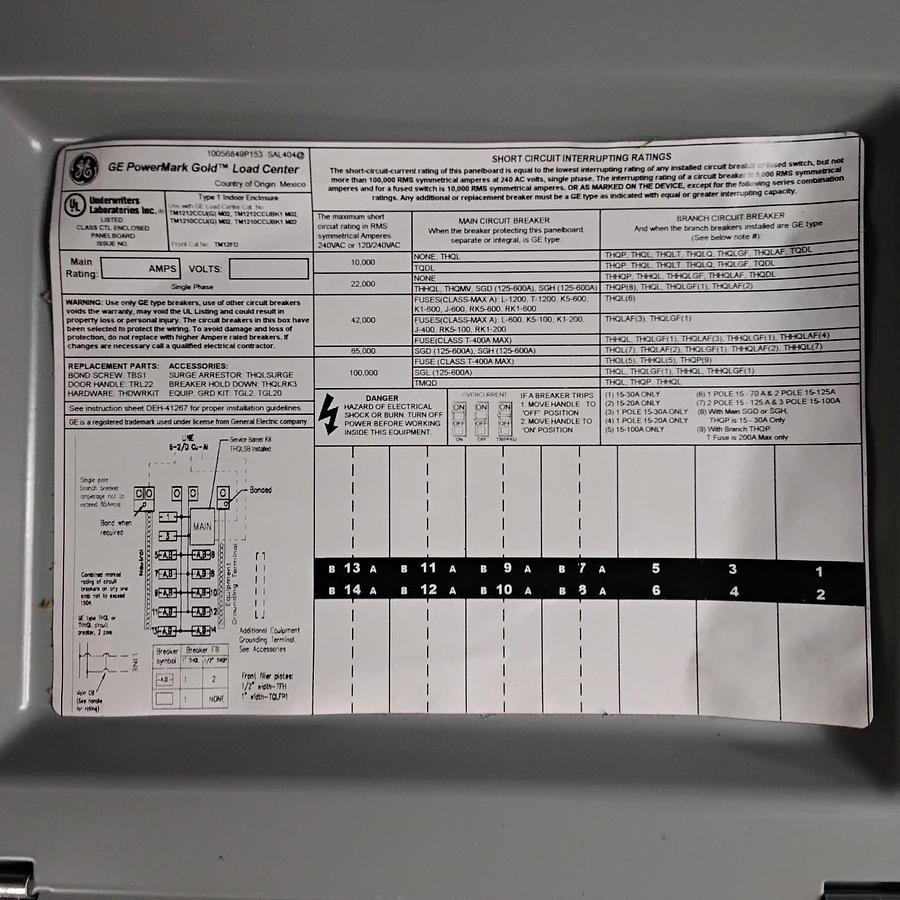 Used GENERAL ELECTRIC TM12FD PANEL COVER ($50 OBO)