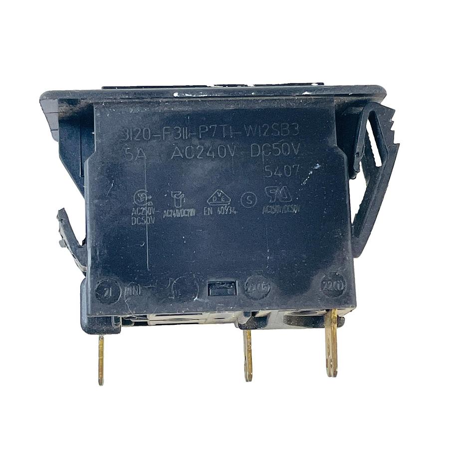 Used E-T-A 3120-F311-P7T1-W12SB3 THERMAL CIRCUIT BREAKER 5A 240VAC 50VDC WHITE ROCKER