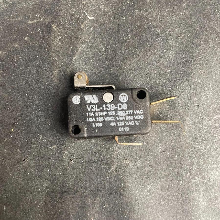 Used HONEYWELL V3L-139-D8 MICRO SWITCH