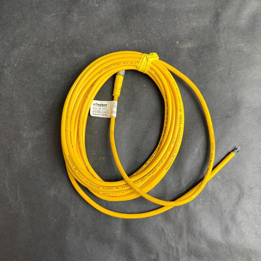 Used EFECTOR TRS-DC-P/N-SOL-PVC-5M/W PLC CABLE ($20 OBO)