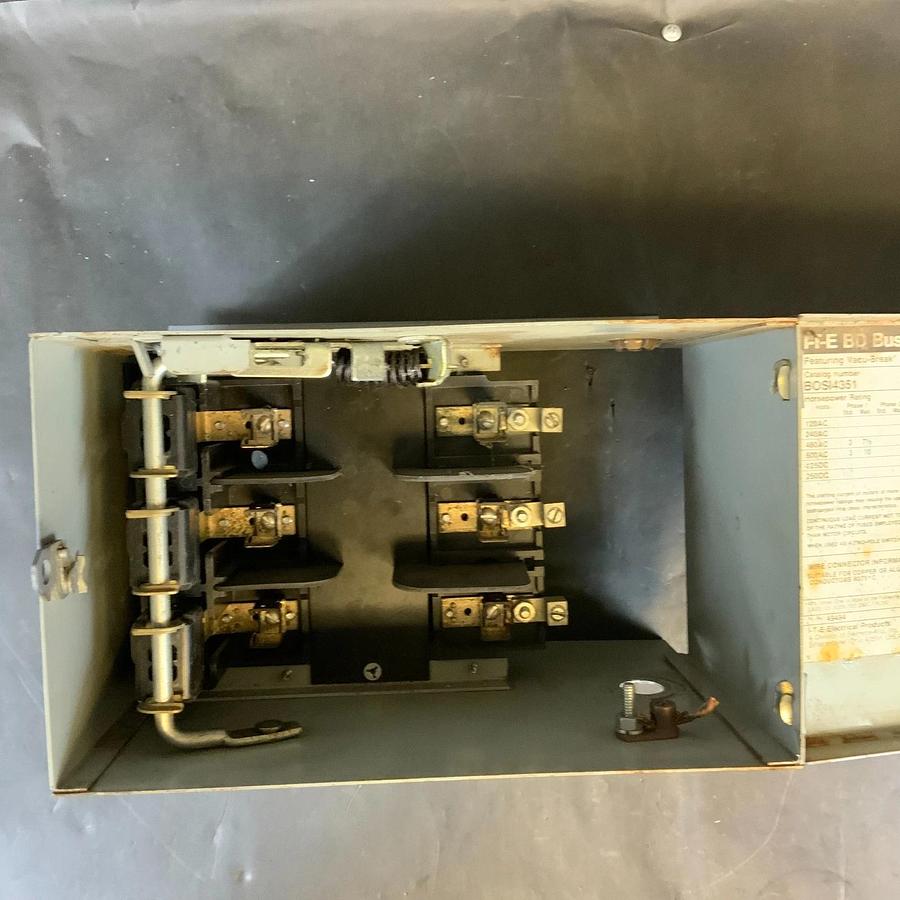 Used SIEMENS/ITE BOS14351 FUSIBLE VACU-BREAK SWITCH PLUG ($200 OBO)