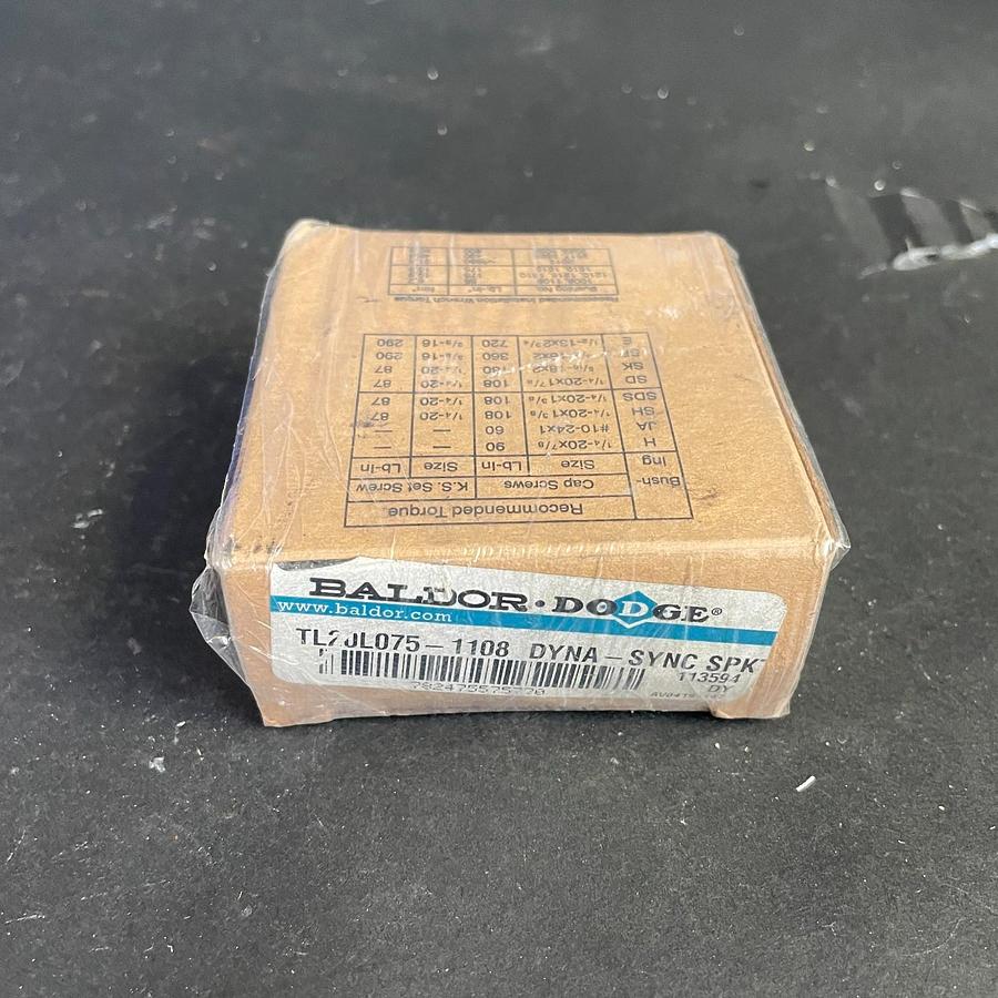 Used BALDOR DODGE 7L20L0075-2208 DYNA-SYNC SPK INDUSTRIAL POWER TRANSMISSION OEM NEW
