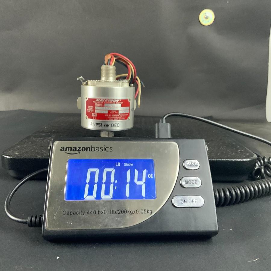 Used MELETRON 420E-20L-2337 PRESSURE SWITCH ($50 OBO)