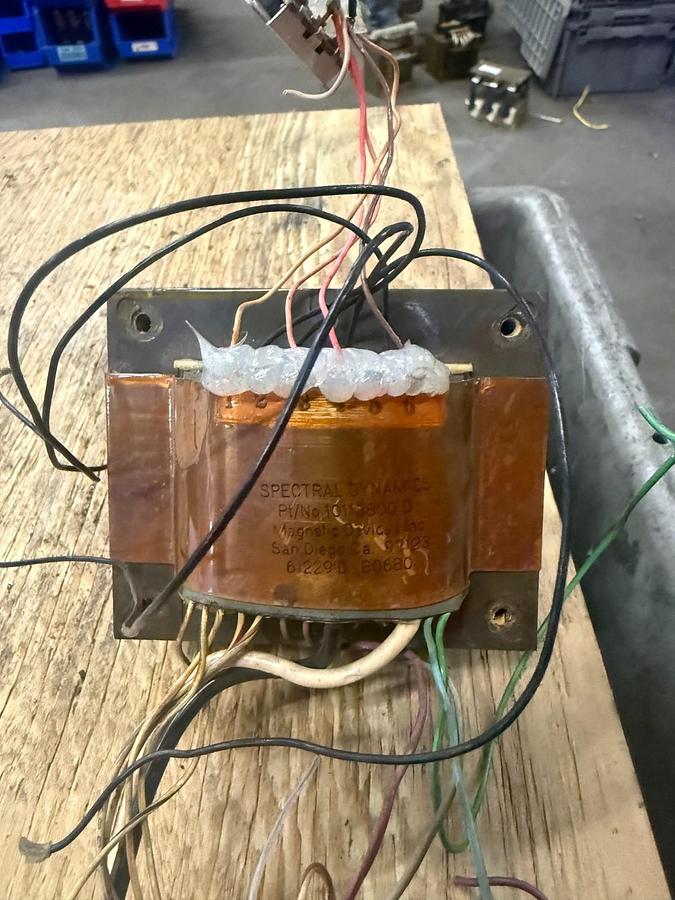 Used SPECTRAL DYNAMICS 10113800 D TRANSFORMER