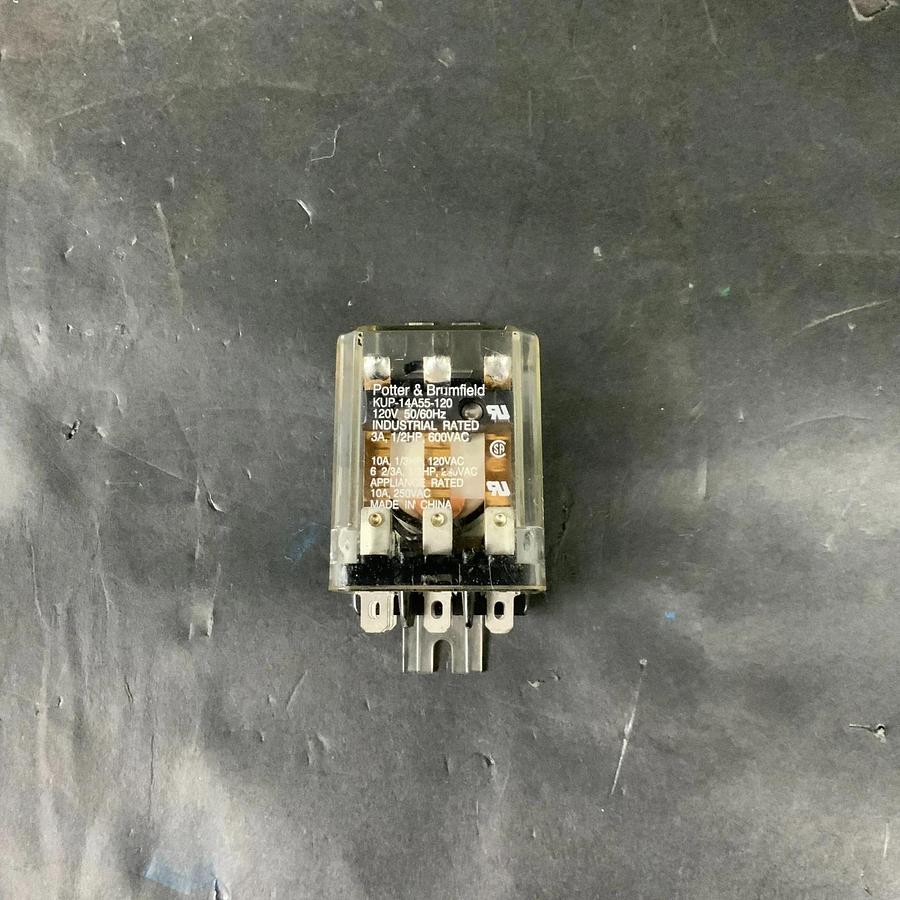 Used POTTER & BRUMFIELD KUP-14A55-120V RELAY ($11.50 OBO)