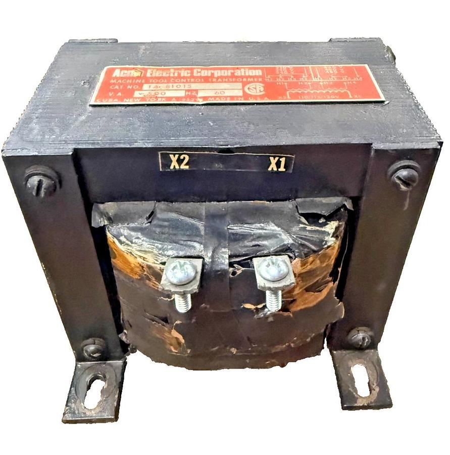 Used ACME TA-81015 TRANSFORMER 500VA Machine Tool Control Transformer