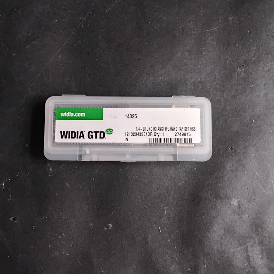 Used WIDIA 14025 1/4-20 UNC HSS HAND TAP - SET OF 3 ($25 OBO)