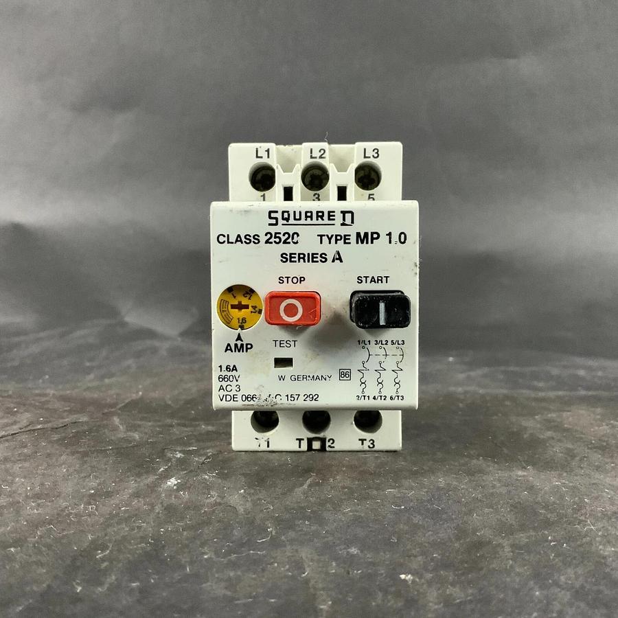 Used SQUARE D CLASS 2520 MOTOR PROTECTIVE SWITCH ($25 OBO)