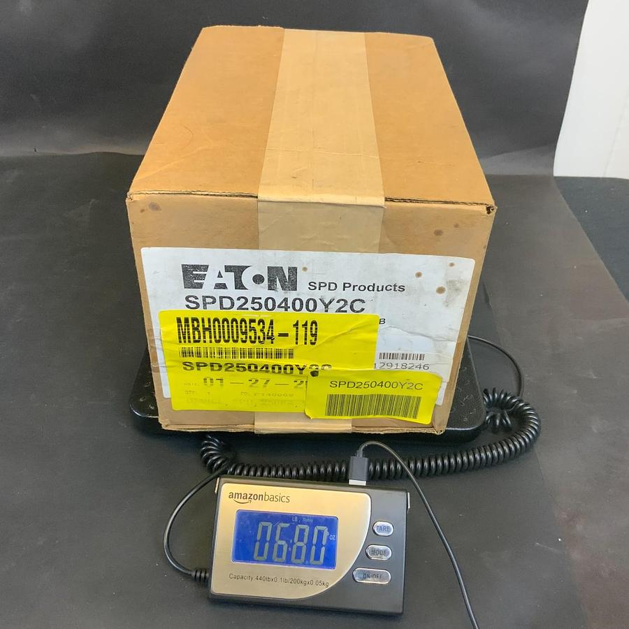 EATON SPD250400Y2C SURGE PROTECTION DEVICE 400V 200KAIC 50/60HZ INDUSTRIAL | NEW