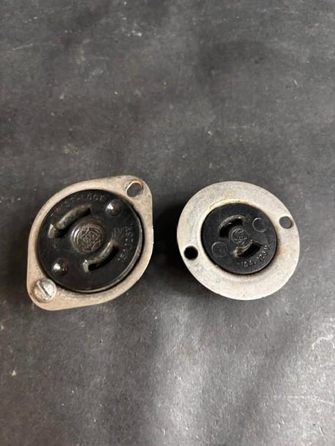 Used HUBBELL TWIST-LOCK FLANGED RECEPTACLE INLETS ($9 OBO)