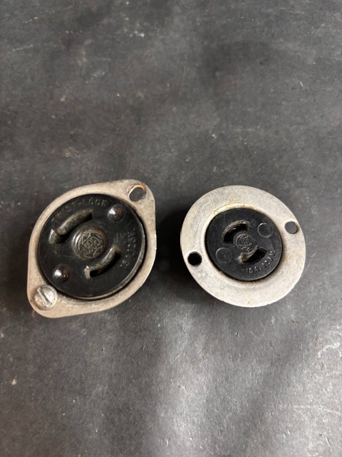Used HUBBELL TWIST-LOCK FLANGED RECEPTACLE INLETS ($9 OBO)