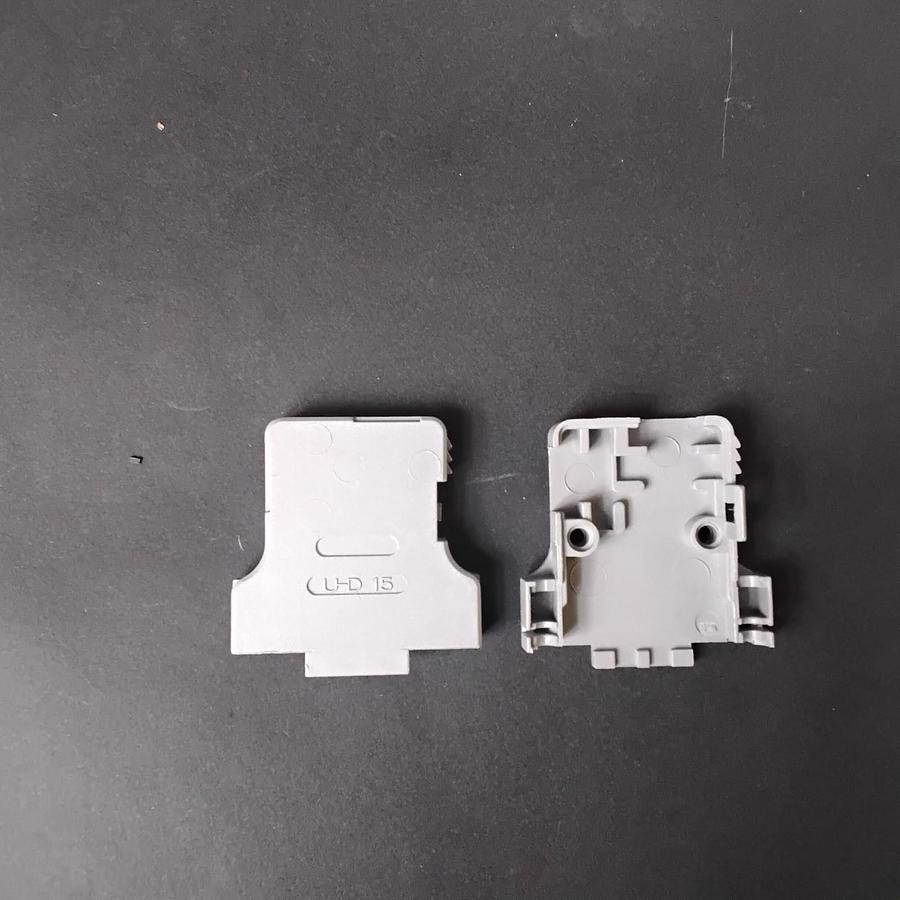 Used PHOENIX CONTACT UD-15  DIN RAIL TERMINAL BLOCK END COVERS ($5 OBO)