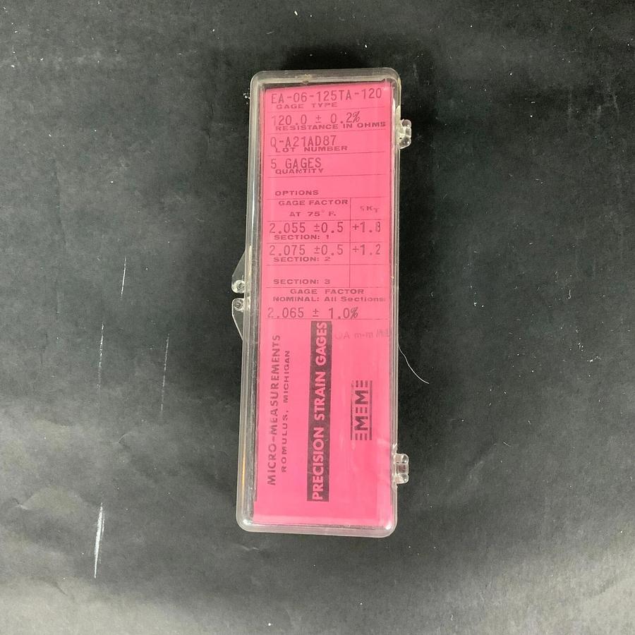 MICRO-MEASUREMENTS EA-06-125TA-120 PRECISION STRAIN GAUGE - 1 UNIT ($5 OBO)