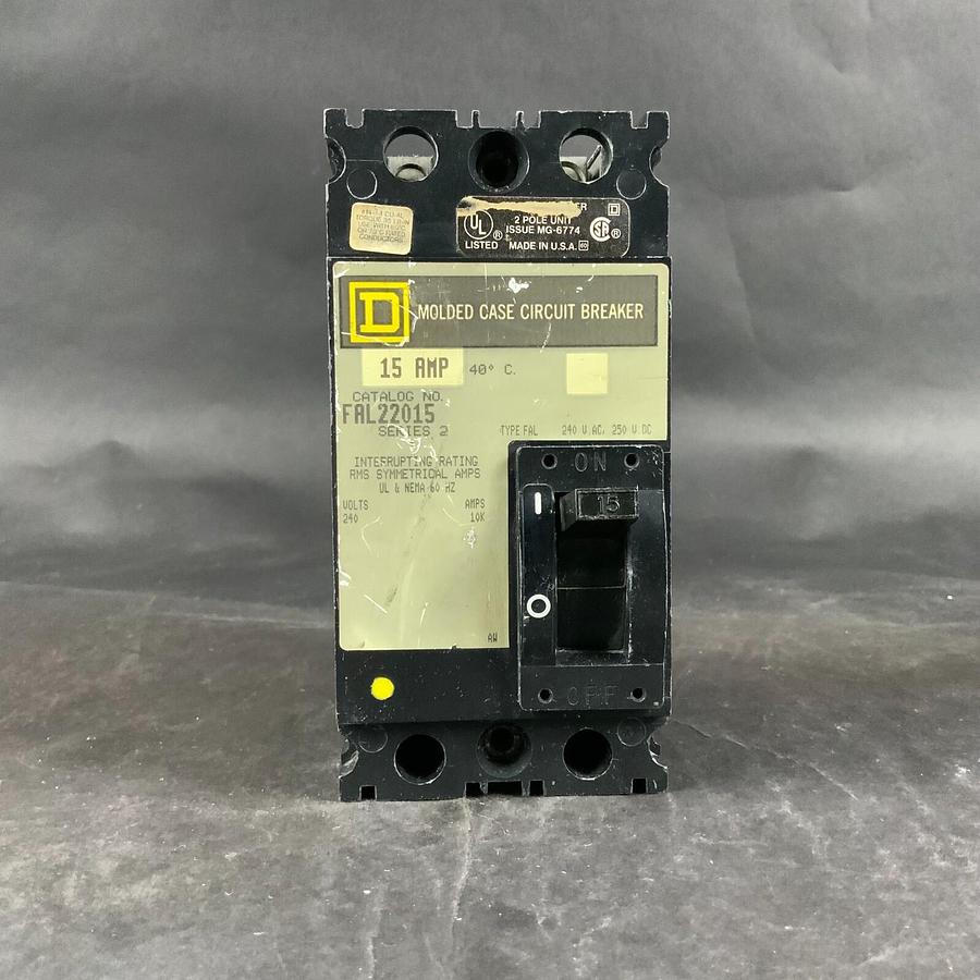 Used SQUARE D FAL 22015 15A CIRCUIT BREAKER ($15 OBO)