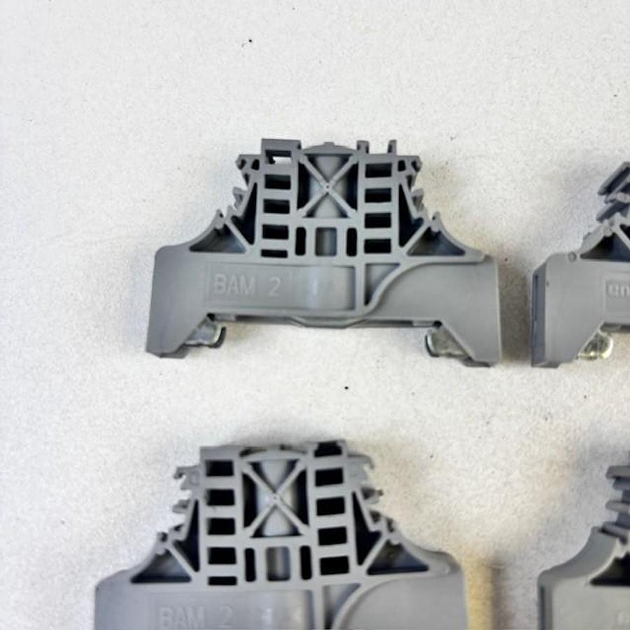 Used ENTRELEC BAM 2 TERMINAL BLOCK END STOP 12PCS