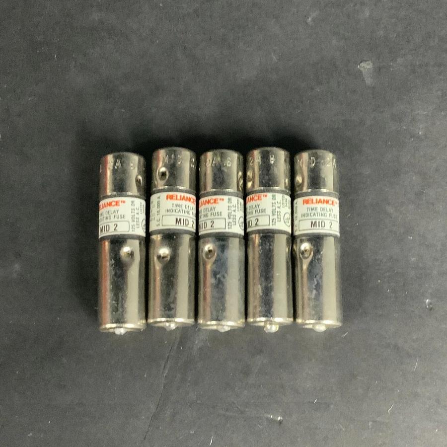 BRUSH RELIANCE MID-2 PIN-INDICATING FUSE - SET OF 5 ($20 OBO)