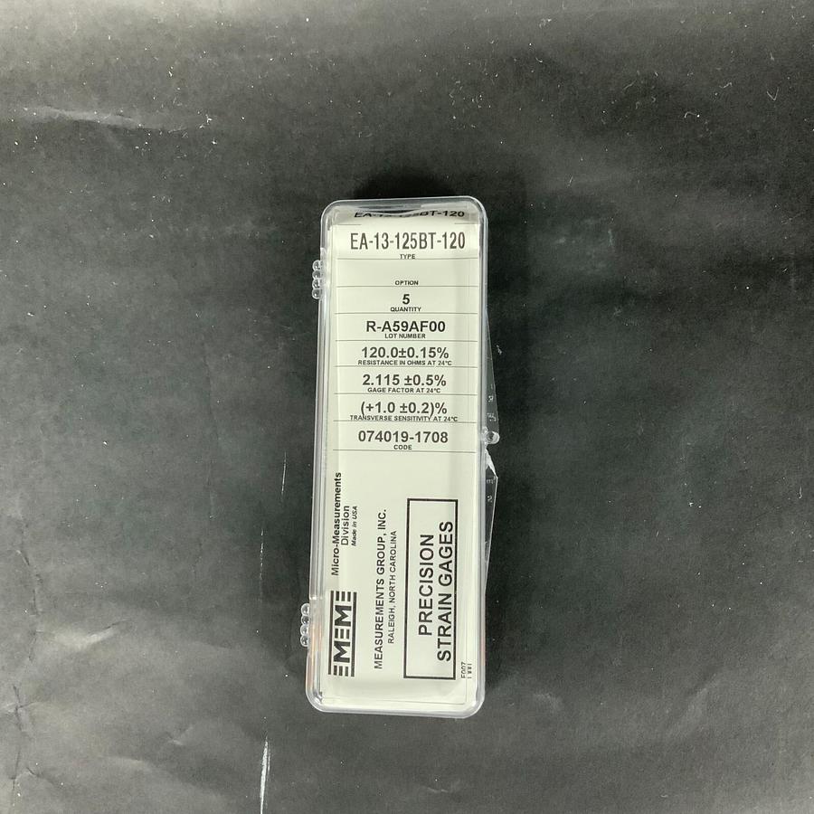 Used MICRO-MEASUREMENTS EA-13-125BT-120 PRECISION STRAIN GAUGE - LOT OF 3 ($15 OBO)