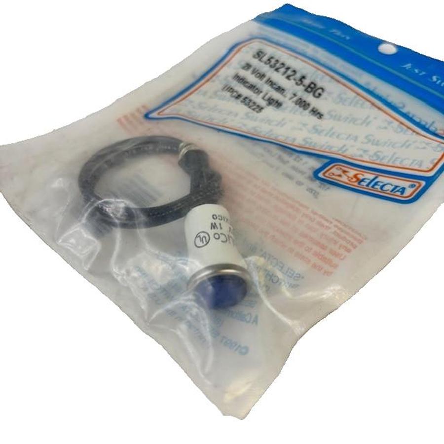 SELECTA SL53212-5-BG BLUE INDICATOR LIGHT 2 PACK
