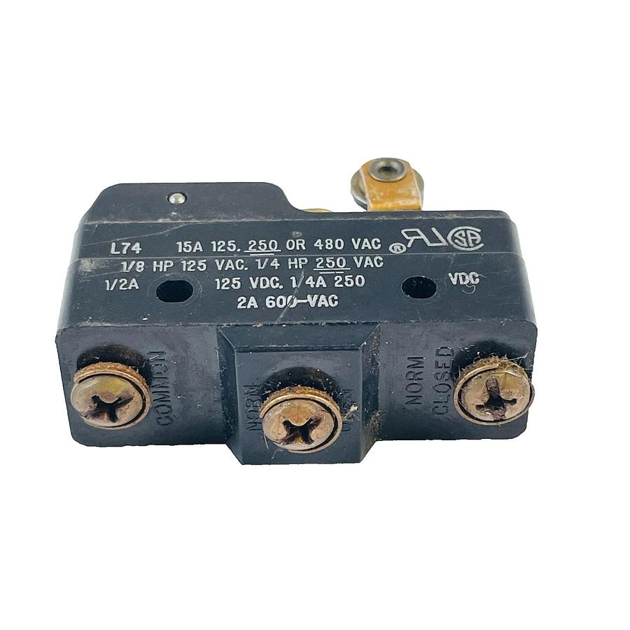 Used HONEYWELL BZ-2RW822-A2 MICRO SWITCH 15A 125/250/480V ROLLER LEVER SWITCH