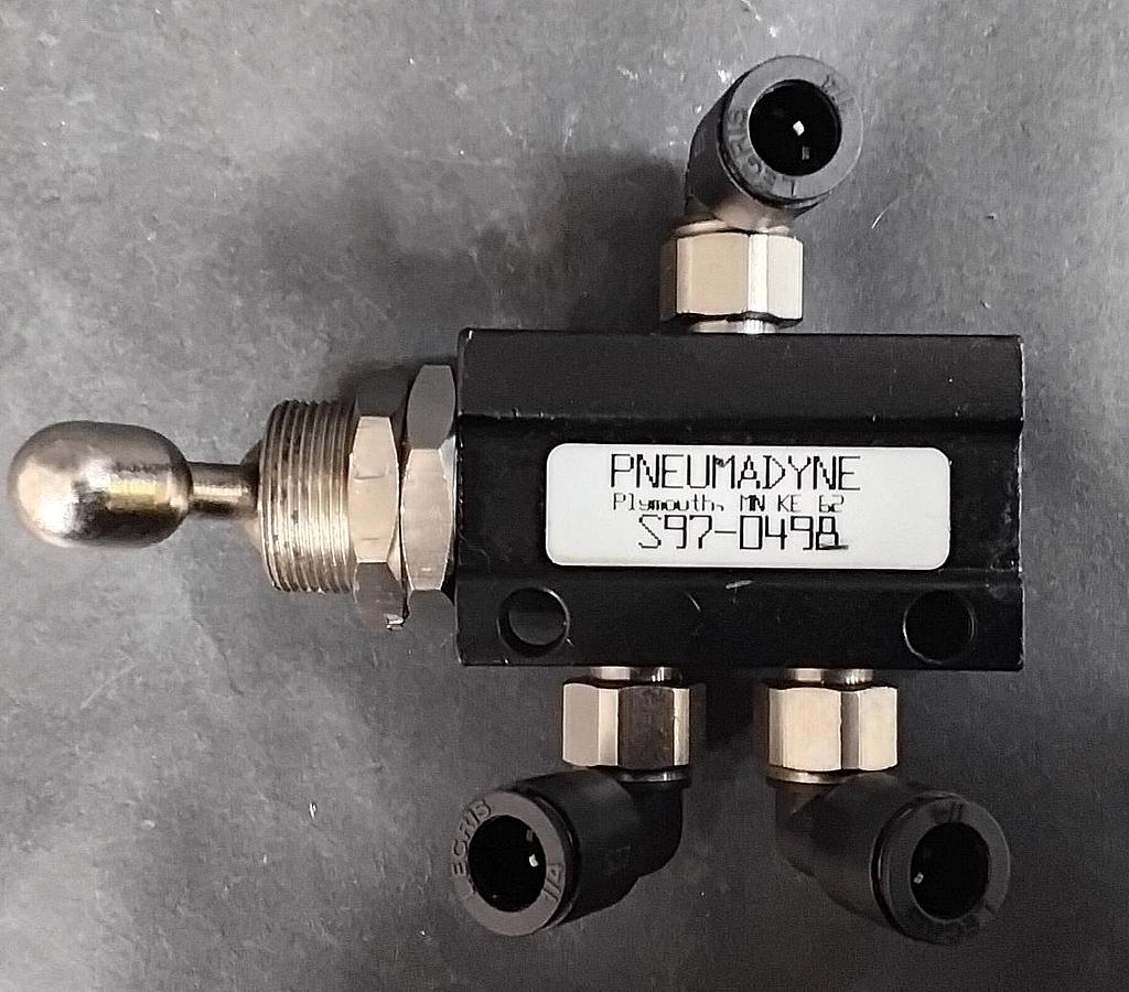 Used PNEUMADYNE S97-0498 MANNUAL AIR VALVE ($45 OBO)
