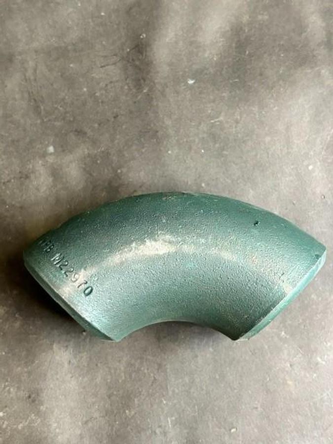 Used WELDBEND 90-DEGREE GREEN ELBOW PIPES - GROUP OF 2