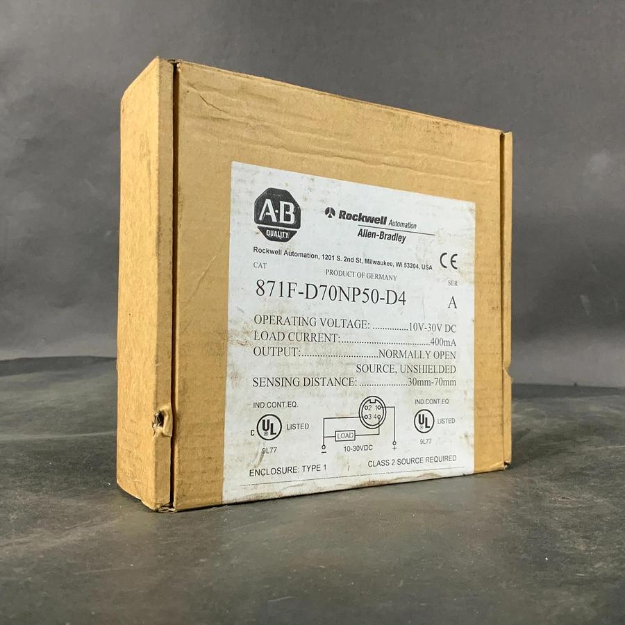 ALLEN BRADLEY 871F-D70NP50-D4 SER A PROXIMITY SENSOR ($200 OBO)