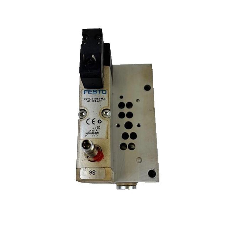 Used FESTO VSVA-B-M52-MZ-A1-1C1-APP SOLENOID VALVE