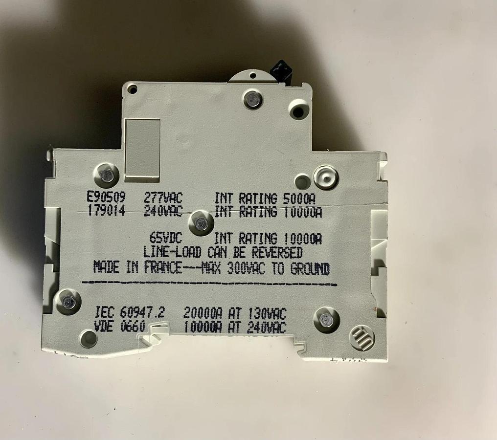 MERLIN GERIN MULTI9 C60N 6A-TYPE B 277V ($14.99 OBO)