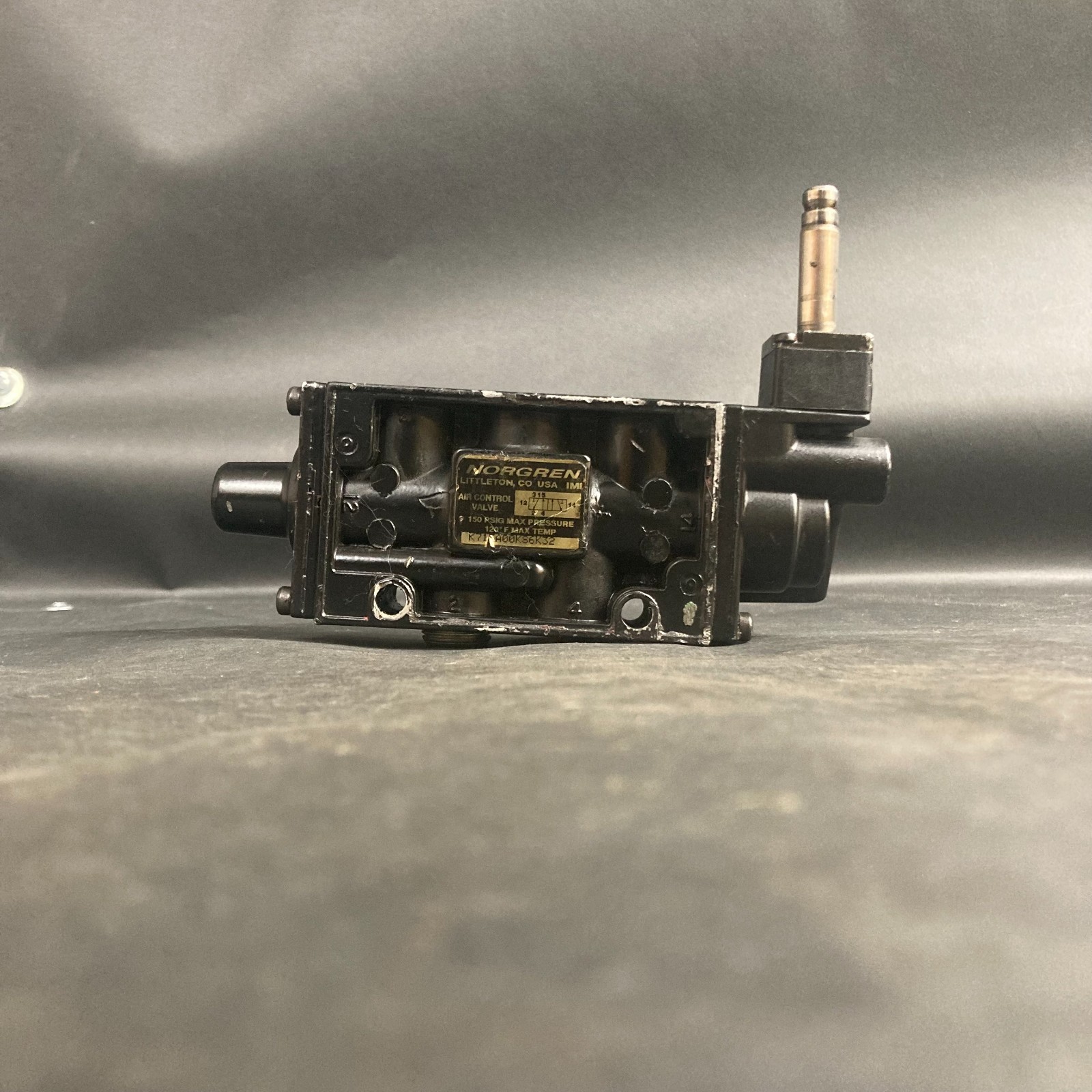 Used NORGREN K71EA00KS6K12 AIR CONTROL VALVE 150PSIG 120DEG F ($60 OBO)