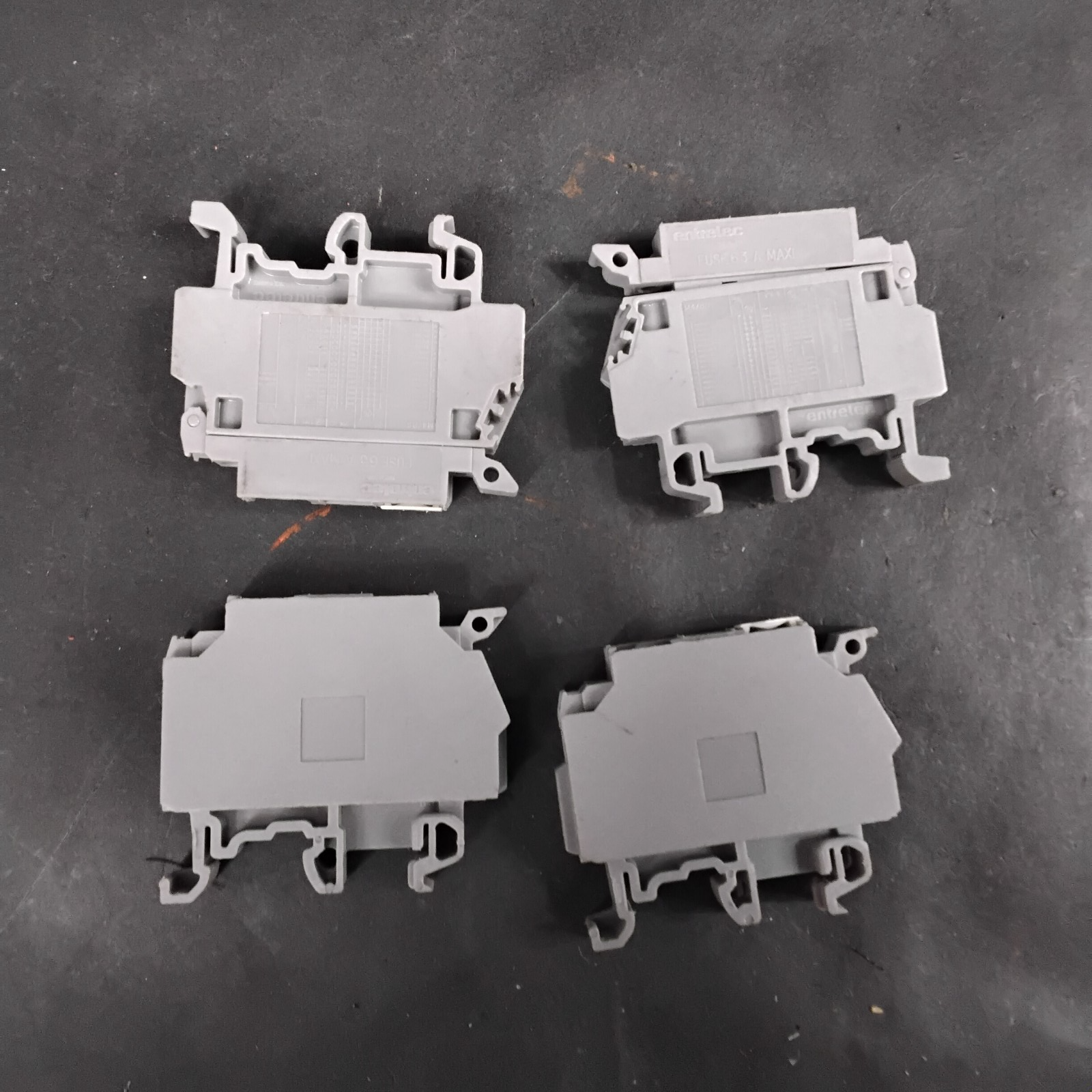 Used ENTRELEC 6.3A TERMINAL BLOCKS - GROUP OF 5 ($9 OBO)