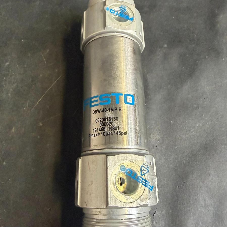Used FESTO DSW-40-15-P-B PNEUMATIC CYLINDER