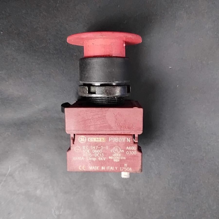Used GENERAL ELECTRIC P9B01FN RED PUSHBUTTON ($20 OBO)