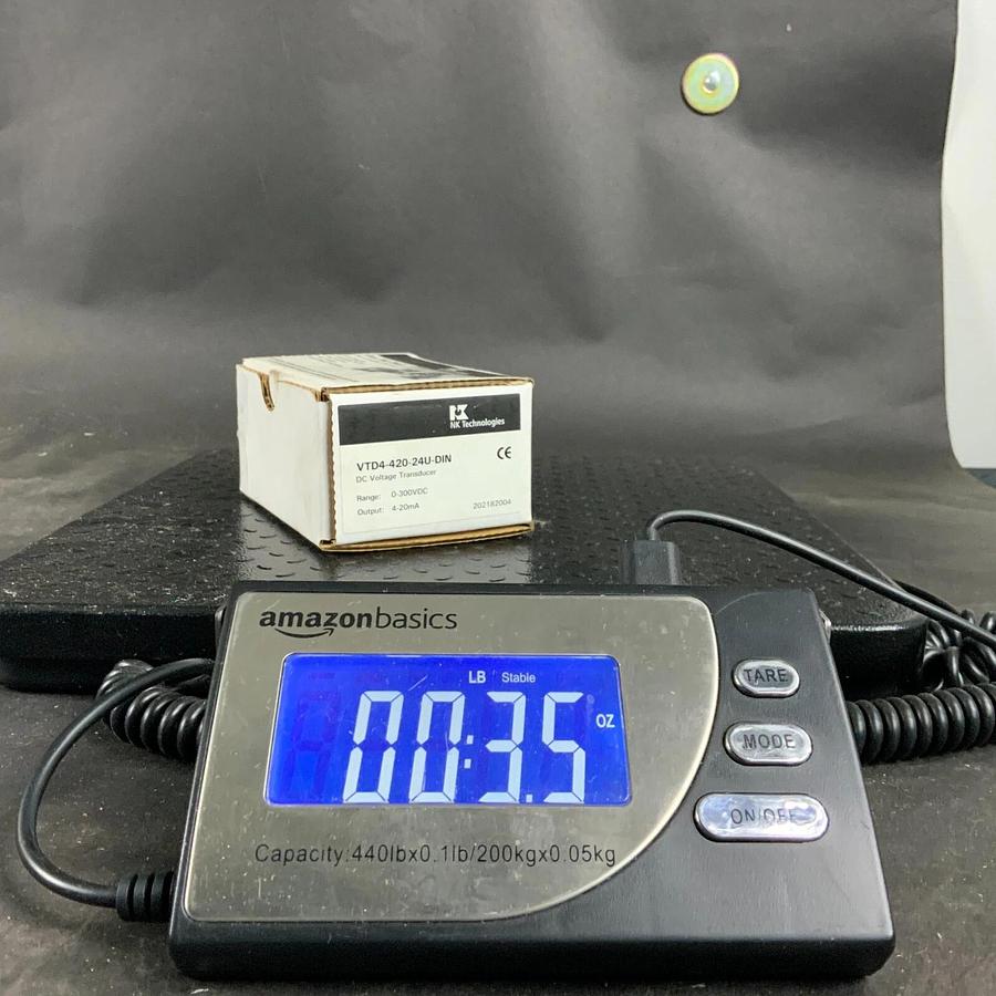 NK TECHNOLOGIES VTD4-420-24U-DIN DC VOLTAGE TRANSDUCER ($150 OBO)